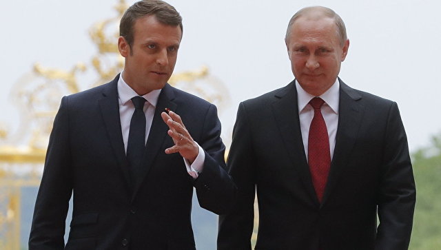 Макрон не исключил новых санкций. Путин исключил, что они подействуют