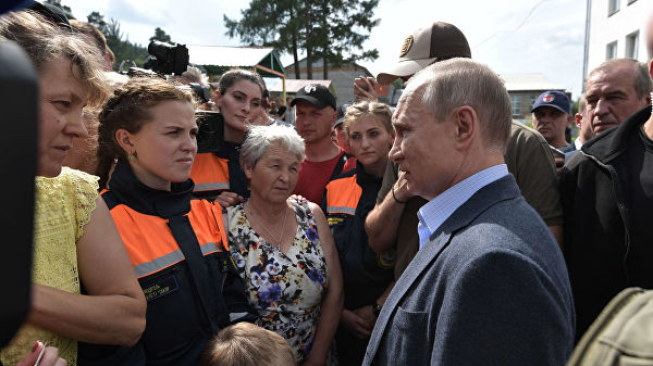 Путин обсудил с главой Иркутской области ситуацию с утраченным жильем