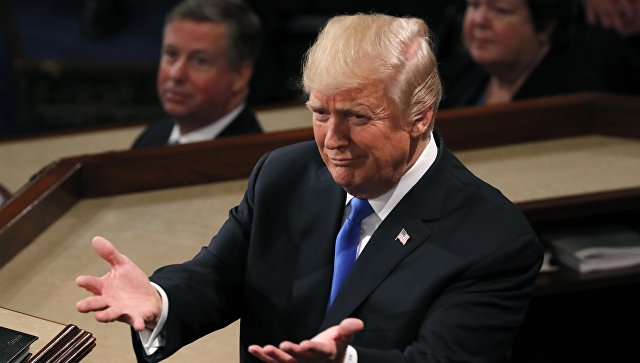 Трамп в обращении к конгрессу говорил о борьбе с террором и росте экономики